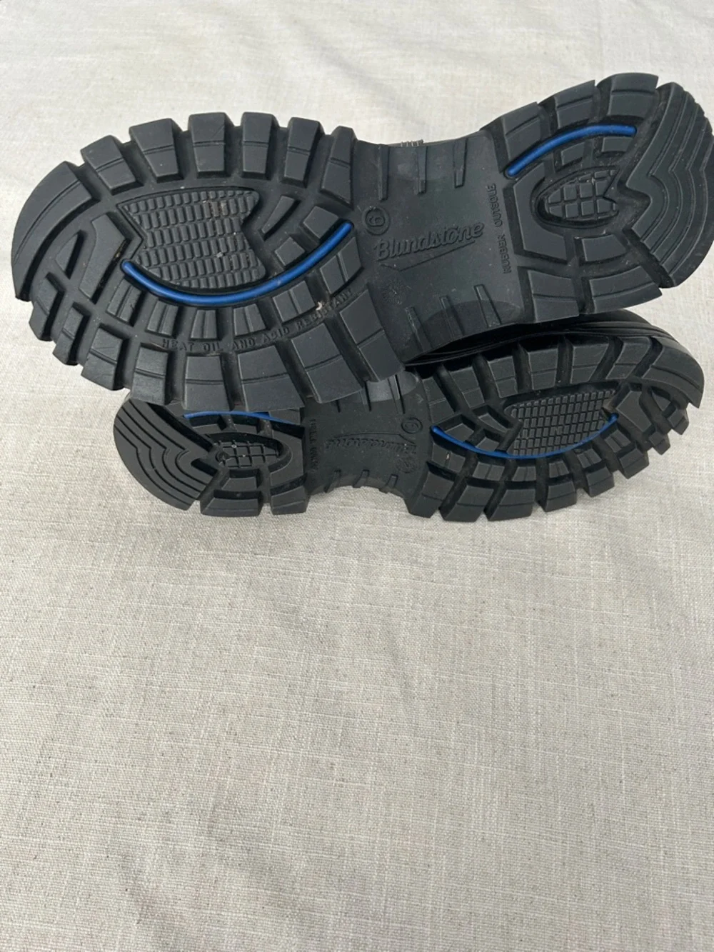 Blundstone #990 Unisex Steel Toe Work Boots Black Chelsea Slip-On - Picture 5 of 15